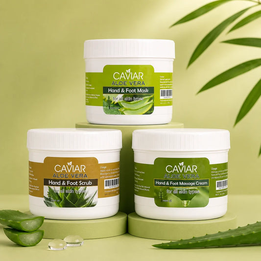 Caviar Aloe Vera Hand & Foot Scrub 300ml & 550ml