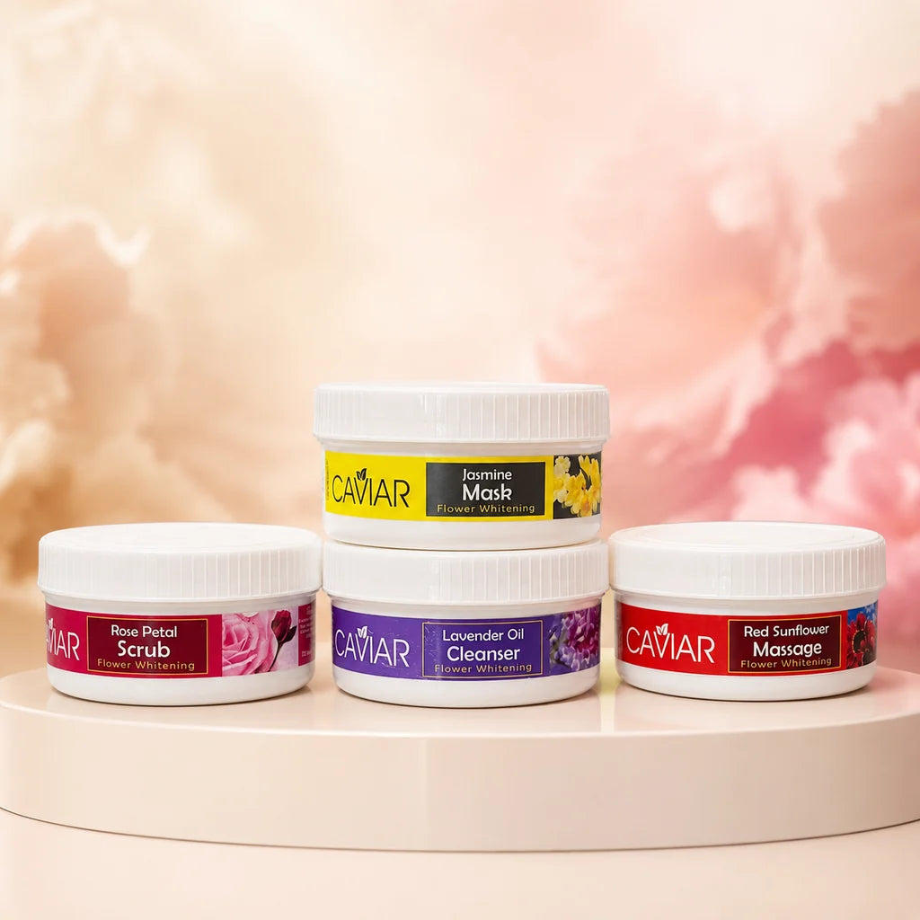 Caviar Floral Whitening Facial Kit (300ml / 550ml / 1000ml