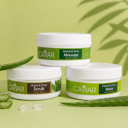 Caviar Aloe Vera Hand & Foot Scrub 300ml & 550ml