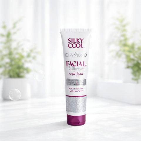 Silky Cool Diamond Facial Cleanser 140ml
