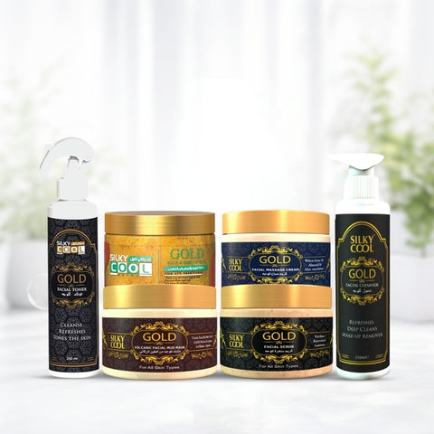 Silky Cool Gold Facial Kit (6 Units)