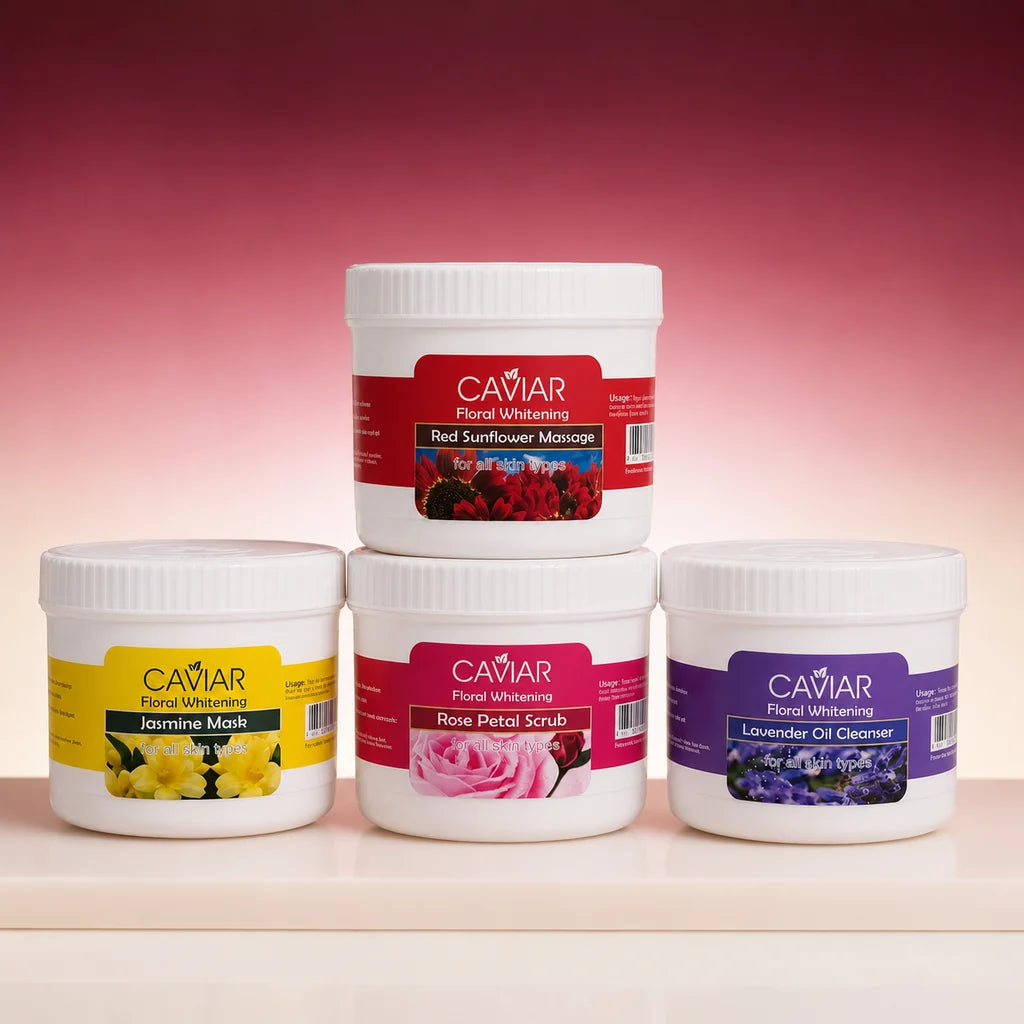 Caviar Floral Whitening Facial Kit (300ml / 550ml / 1000ml