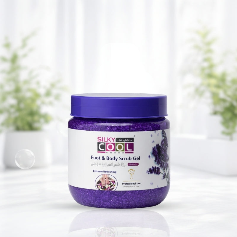 Silky Cool Foot & Body Scrub Gel (Lavendar)