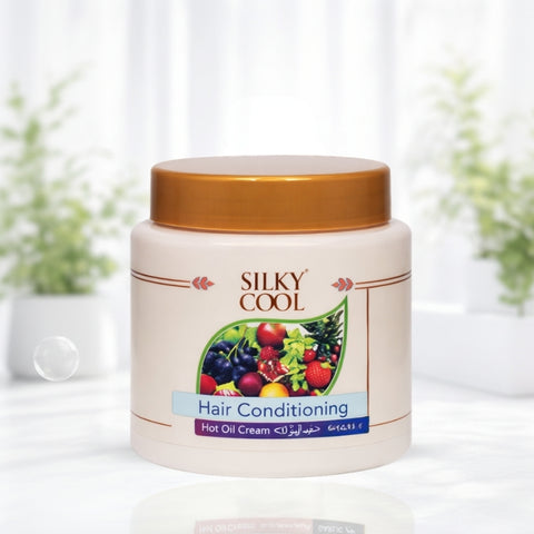 Silky Cool Hair Conditioning Hot Oil Cream (Fruits)