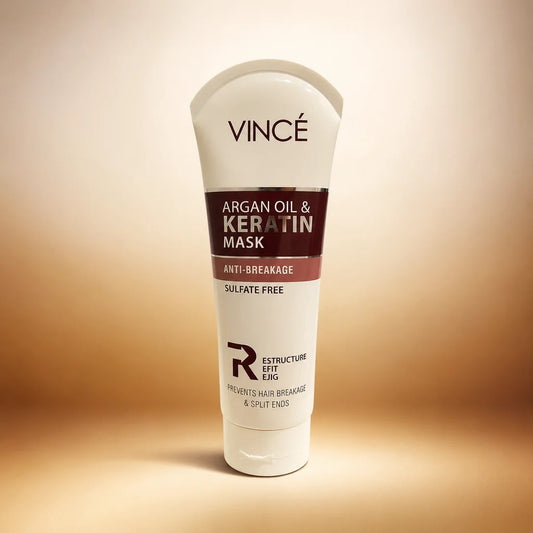 Vince Argan Oil & Keratin Hair Mask Sulfate Free – Anti-Breakage Treatment