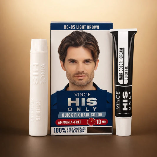 VINCÉ HIS ONLY Ammonia-Free Quick Fix Hair Color (HC-04 , HC-05 )