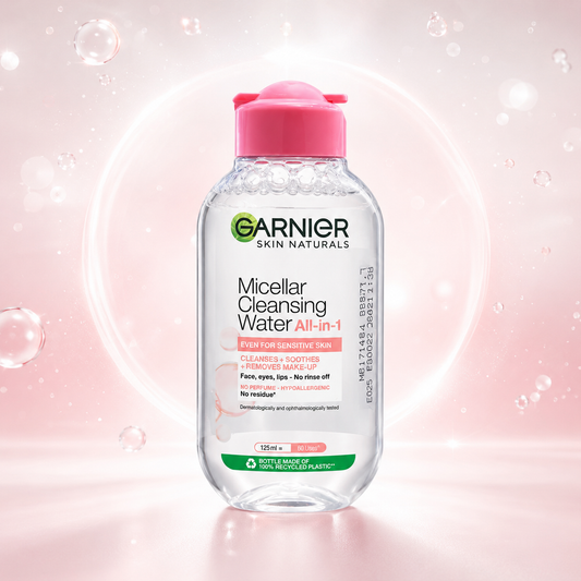 Garnier Skin Naturals Micellar Cleansing Water All-in-1 for Sensitive Skin 125ml & 400ml