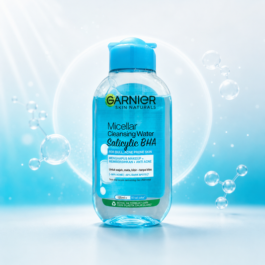 Garnier Skin Naturals Micellar Cleansing Water Salicylic BHA for Acne-Prone Skin 125ml & 400ml
