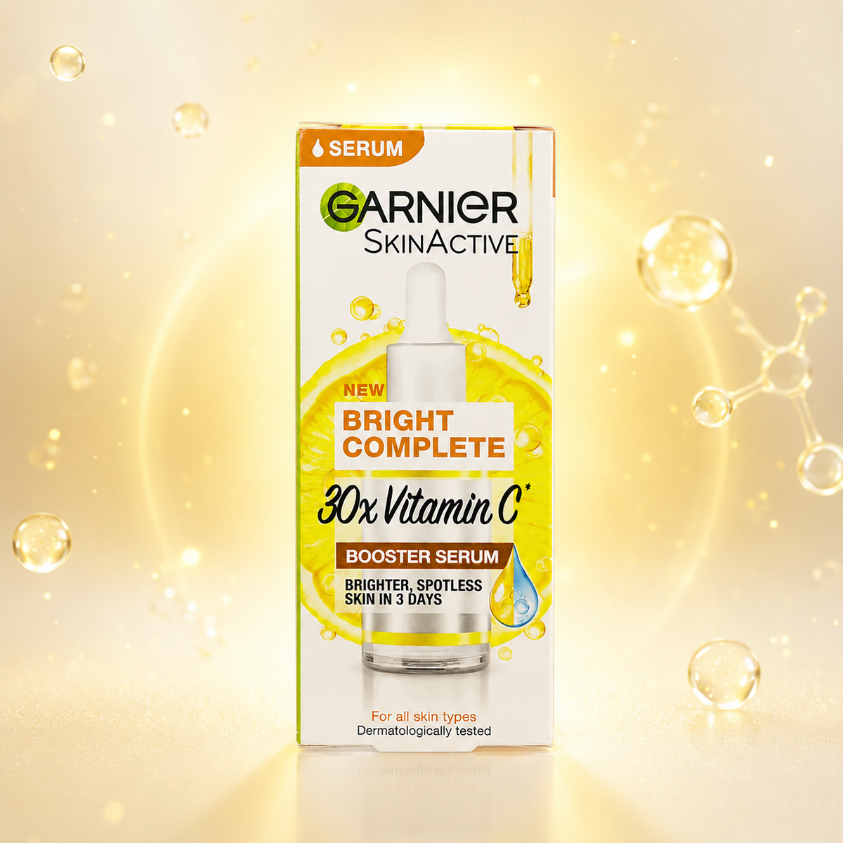 Garnier SkinActive Bright Complete 30X Vitamin C Booster Serum (15ml / 30ml)