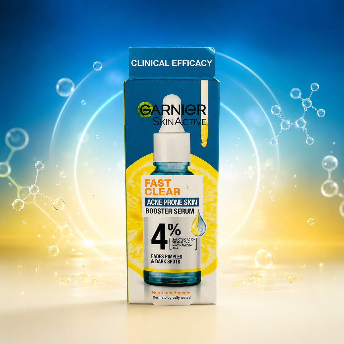 Garnier SkinActive Fast Clear 4% Acne Prone Skin Booster Serum (15ml / 30ml)