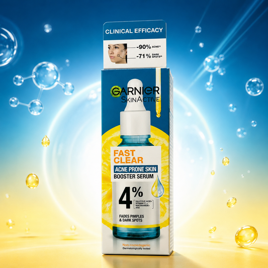Garnier SkinActive Fast Clear 4% Acne Prone Skin Booster Serum (15ml / 30ml)