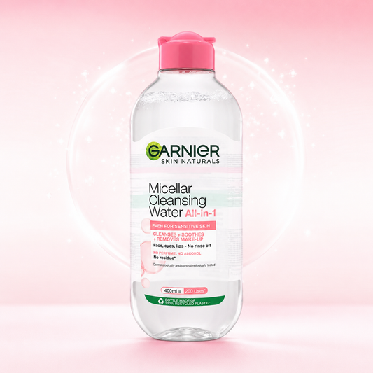 Garnier Skin Naturals Micellar Cleansing Water All-in-1 for Sensitive Skin 125ml & 400ml