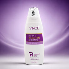 Vince Biotin & Keratin Anti Hair Fall Shampoo 115ml, 230ml