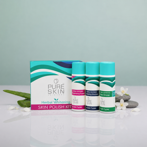 Pure Skin Herbal Whitening Skin Polish Kit | She Cosmetics®