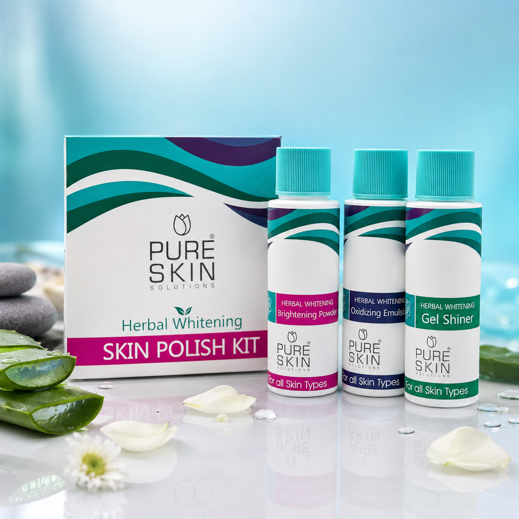 Pure Skin Herbal Whitening Skin Polish Kit | She Cosmetics®