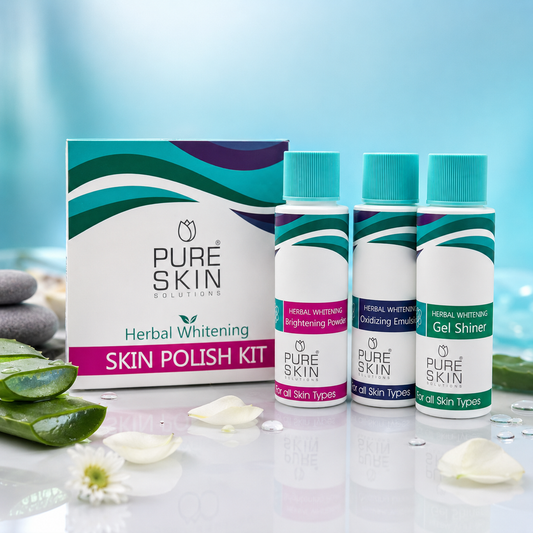 Pure Skin Herbal Whitening Skin Polish Kit | She Cosmetics®