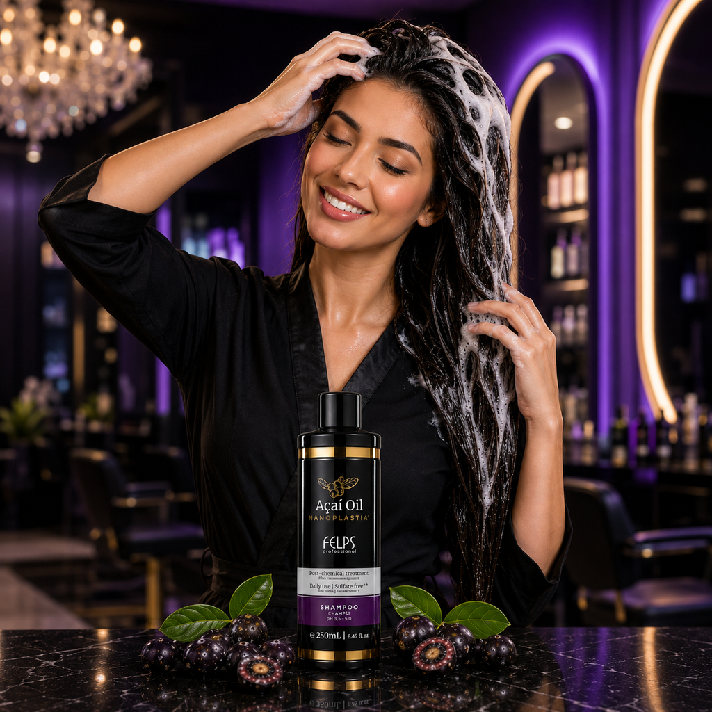 Açaí Oil Nanoplastia Hair Care Kit – Thermal Sealing, Shampoo & Conditioner – 250ml | She Cosmetics®
