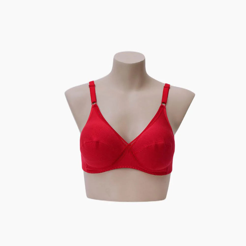 IFG Corina Cotton Bra - Red
