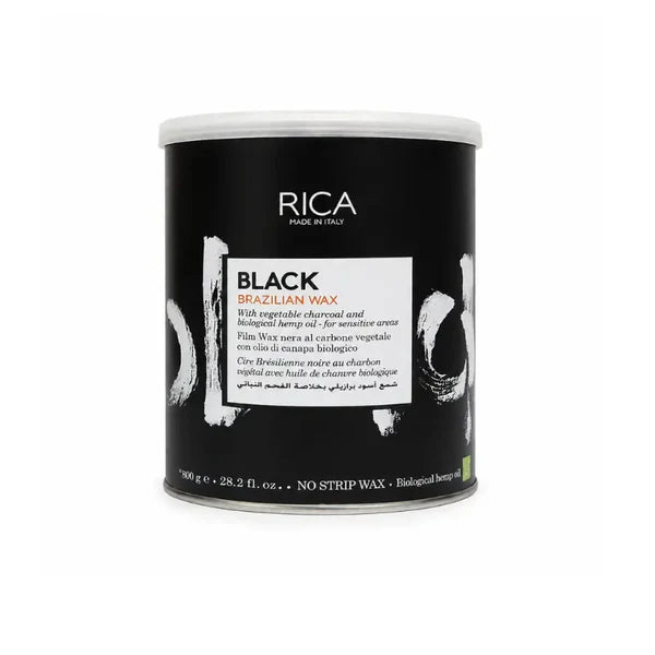 Rica Black Charcoal Brazilian Wax 800ml