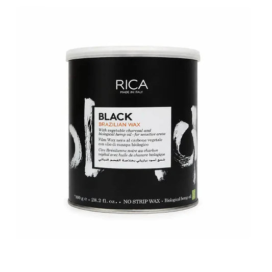 Rica Black Charcoal Brazilian Wax 800ml